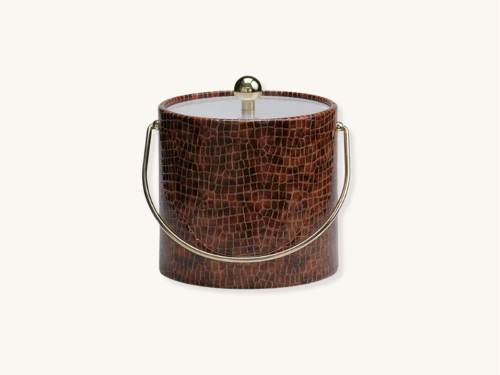 Faux Crocodile Ice Bucket