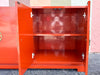 High Gloss Coral Chinoiserie Credenza