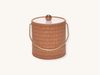 Faux Wicker Ice Bucket