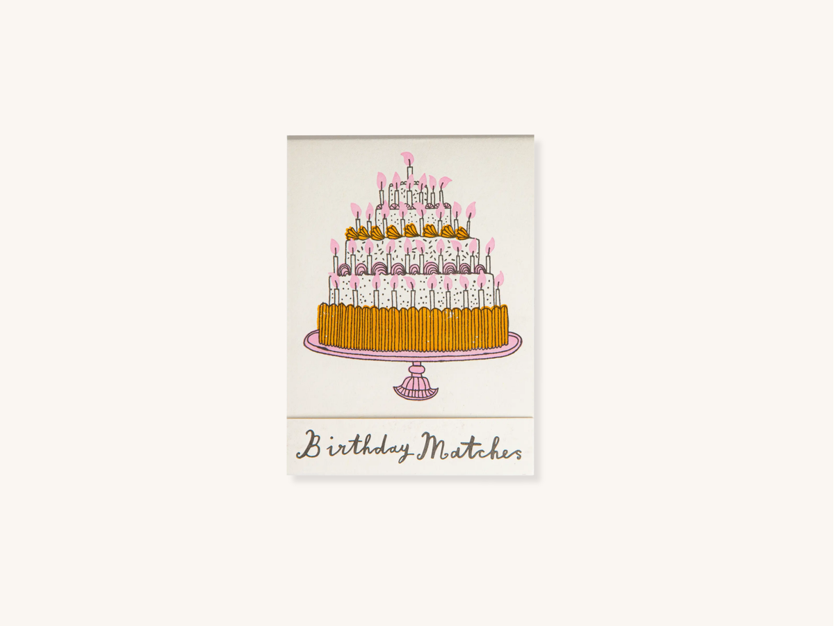 Birthday Cake Oversized Matchbook
