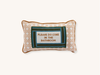 Bathroom Etiquette Needlepoint Pillow