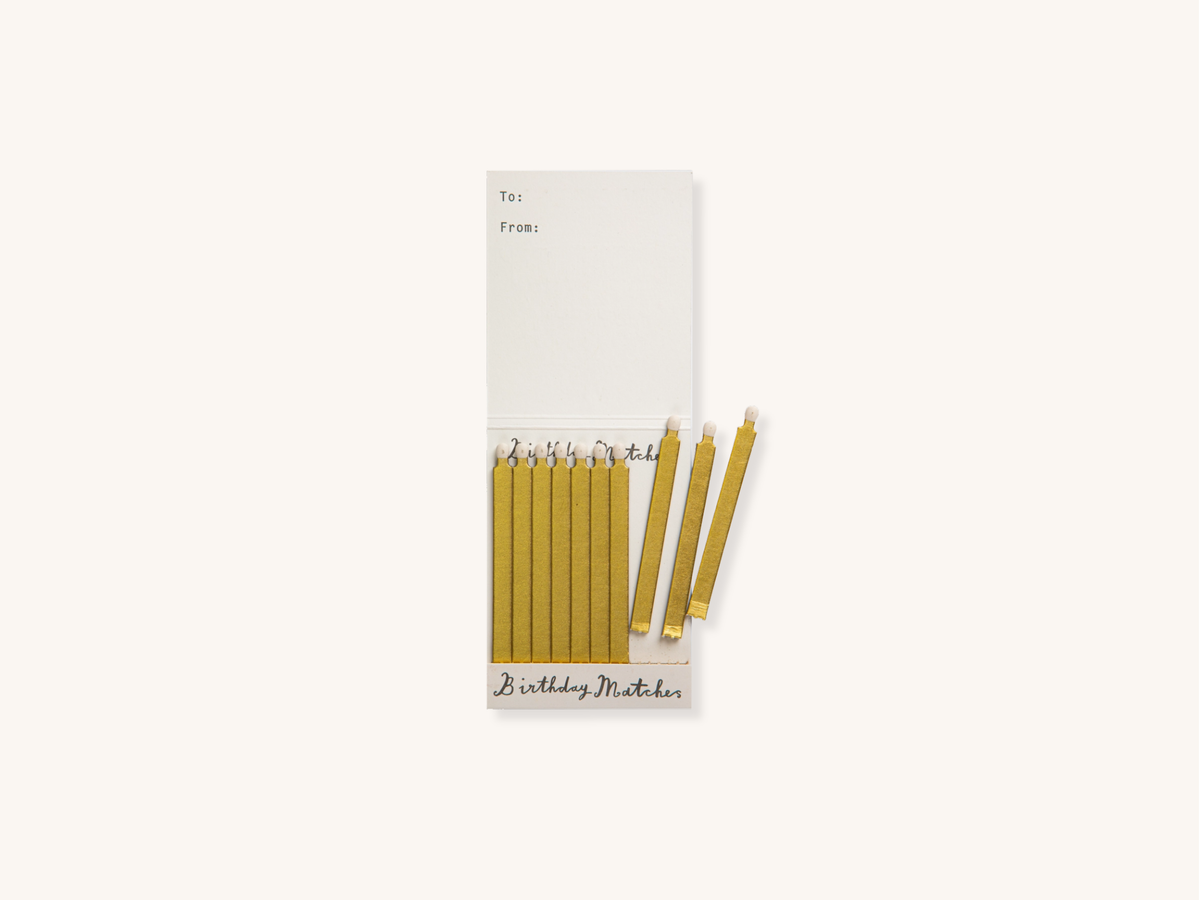 Birthday Cake Oversized Matchbook