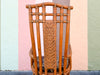 Set of Six Rattan Pagoda Dining Chairs