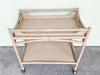 Rattan Bar Cart with Removable Tray