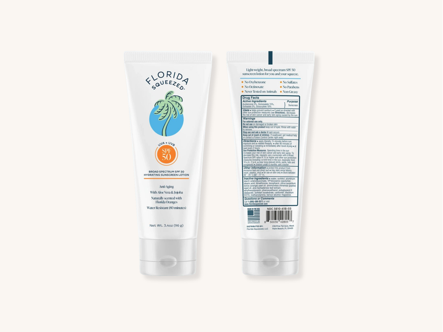 Florida Squeezed SPF 50 Lotion Sunscreen