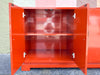 High Gloss Coral Chinoiserie Credenza