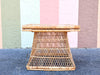 Island Style Buri Rattan Side Table