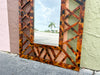 Faux Tortoiseshell Cut Out Mirror