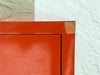 High Gloss Coral Chinoiserie Credenza