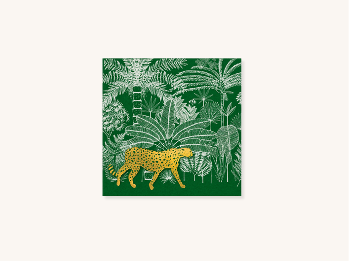 Green Cheetah in Jungle Safety Matches
