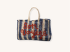 Indigo Bon Voyage Jute Tote