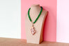 Palm Beach Regency's Green Quartz Gemstone and Shell Necklace