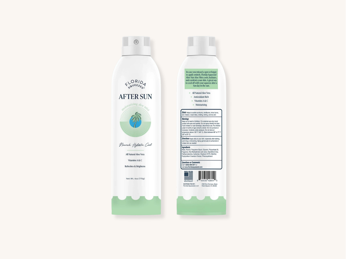 Florida Squeezed After Sun Aloe Mist Spray