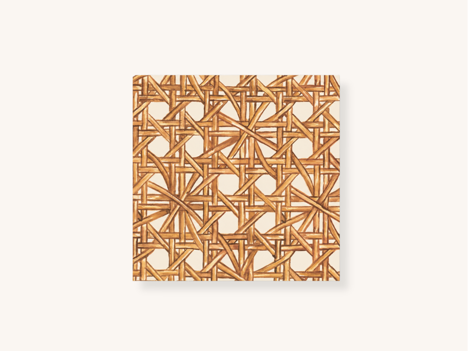 Rattan Weave Cocktail Napkins