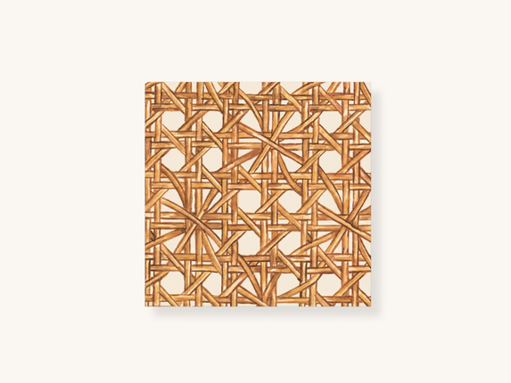 Rattan Weave Cocktail Napkins