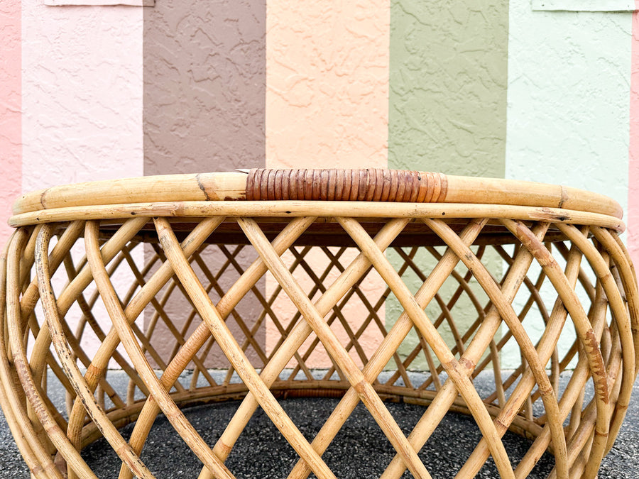 Coastal Rattan Coffee Table