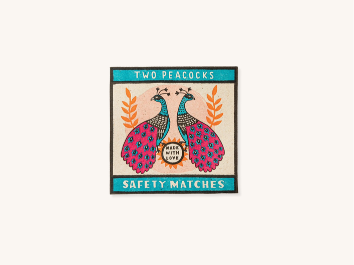 Two Peacocks Safety Matches