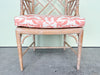 Faux Bamboo Chippendale Arm Chair