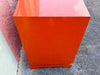 High Gloss Coral Chinoiserie Credenza