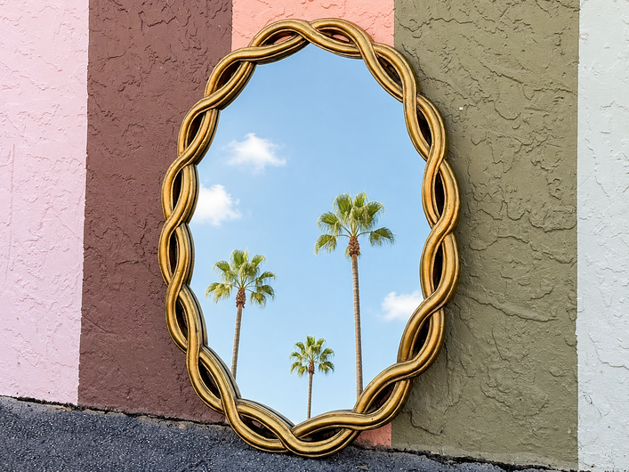 Regency Rope Weave Mirror