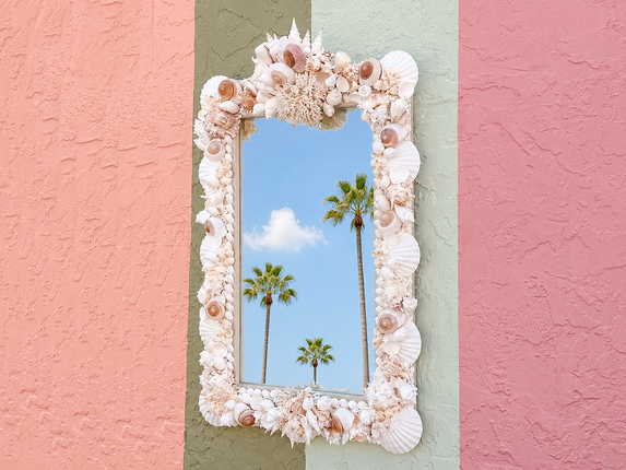 Custom Shell Chic Mirror
