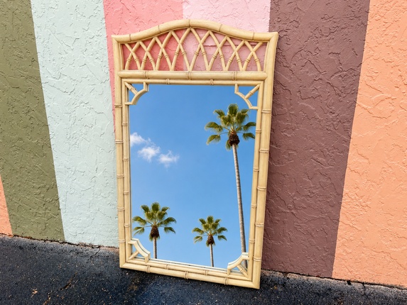Thomasville Faux Bamboo Mirror