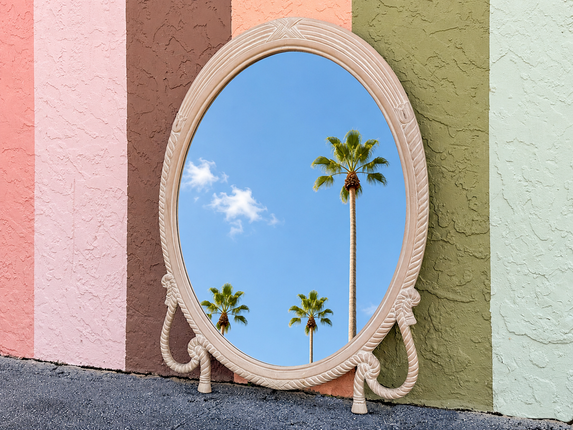 Nautical Chic Rope Knot Mirror