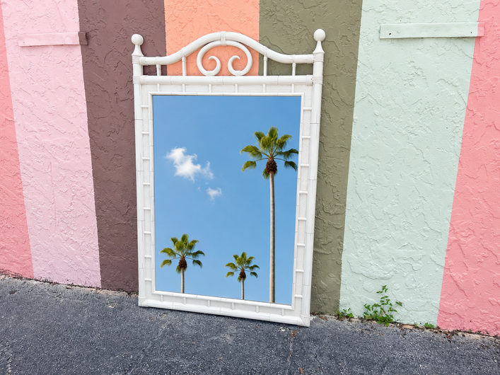 Thomasville Faux Bamboo Mirror