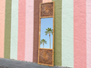 Island Chic Rattan Medallion Mirror
