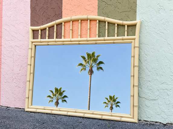 Thomasville Faux Bamboo Mirror