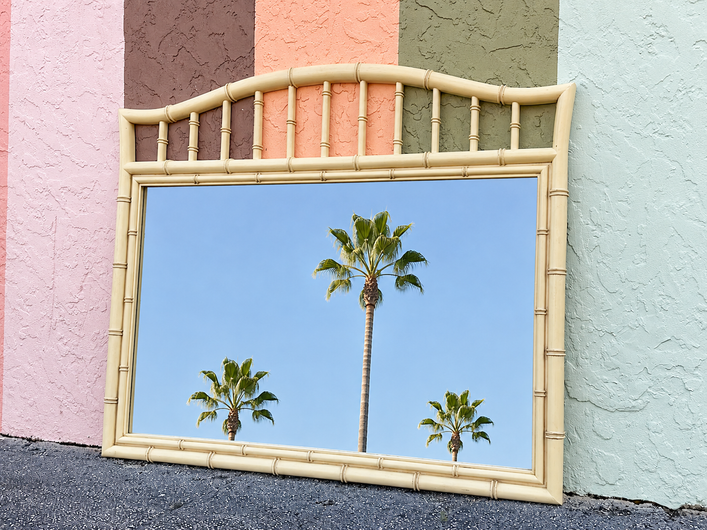 Thomasville Faux Bamboo Mirror