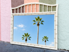Large Thomasville Faux Bamboo Mirror