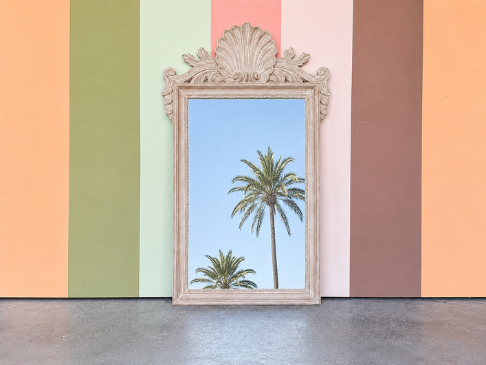 Coastal Chic Shell Motif Mirror