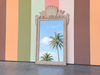 Coastal Chic Shell Motif Mirror