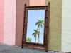Handsome Faux Bamboo Mirror