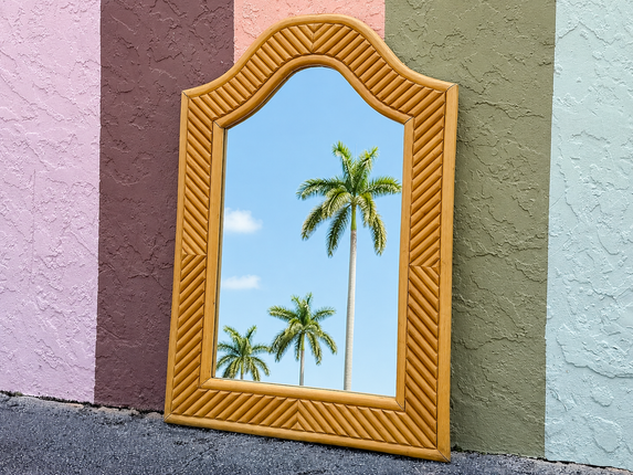 Island Chic Bamboo Mirror