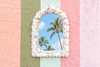 Custom White Shell Chic Mirror