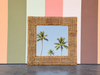 Woven Rattan Mirror