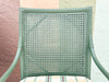 Pair of Double Cane Rattan Arm Chairs