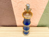 Faux Bamboo and Lucite Royal Blue Lamp