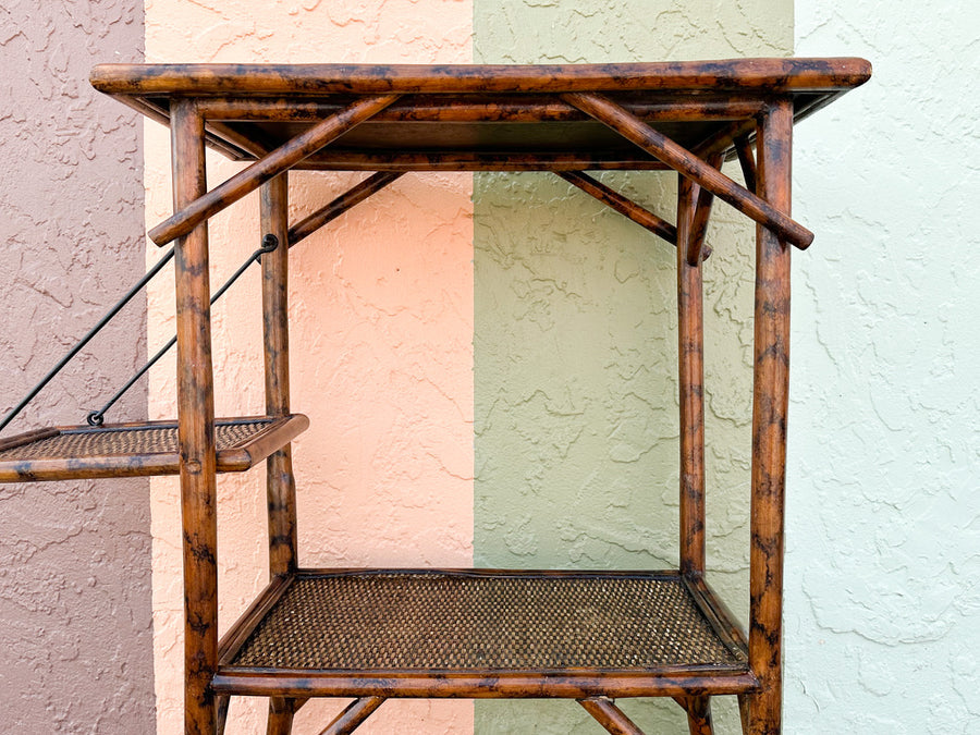 West Indies Style Rattan Plant Stand