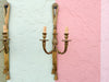 Pair of Brass Regency Style Tassel Wall Sconces