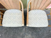 Set of Four Rattan and Cane McGuire Arm Chairs