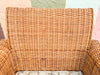 Pair of Coastal Rattan Lounge Chairs