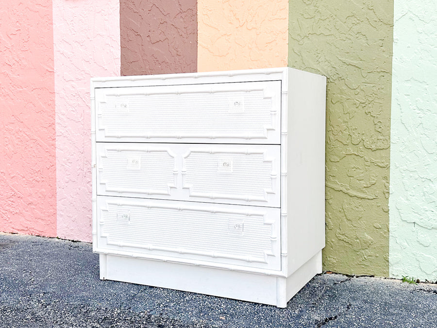 Oversized Omega Chest with Lucite Handles