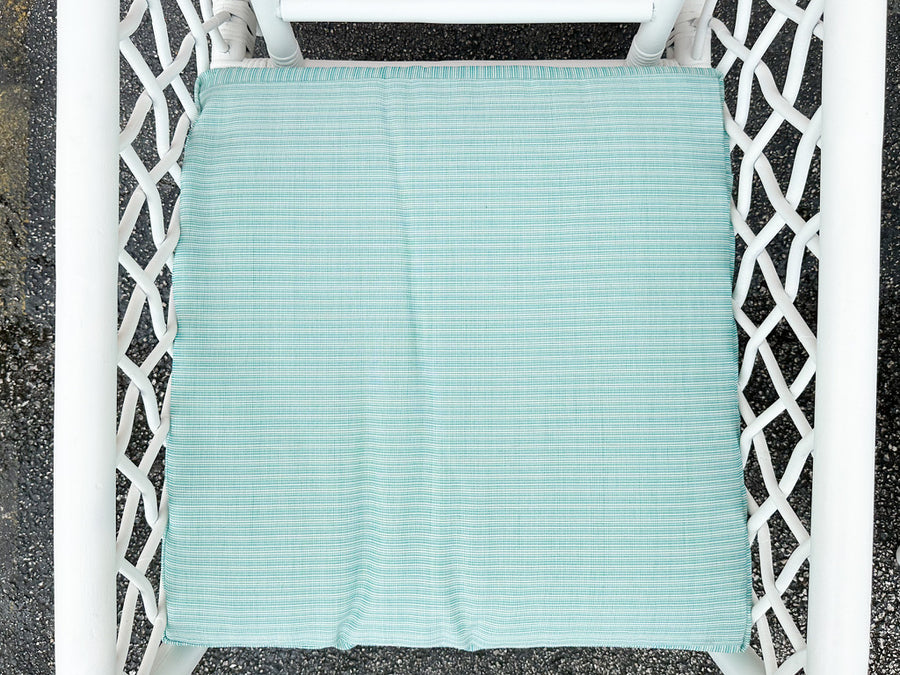 Pair of Palm Beach Style Rattan Lounge Chairs
