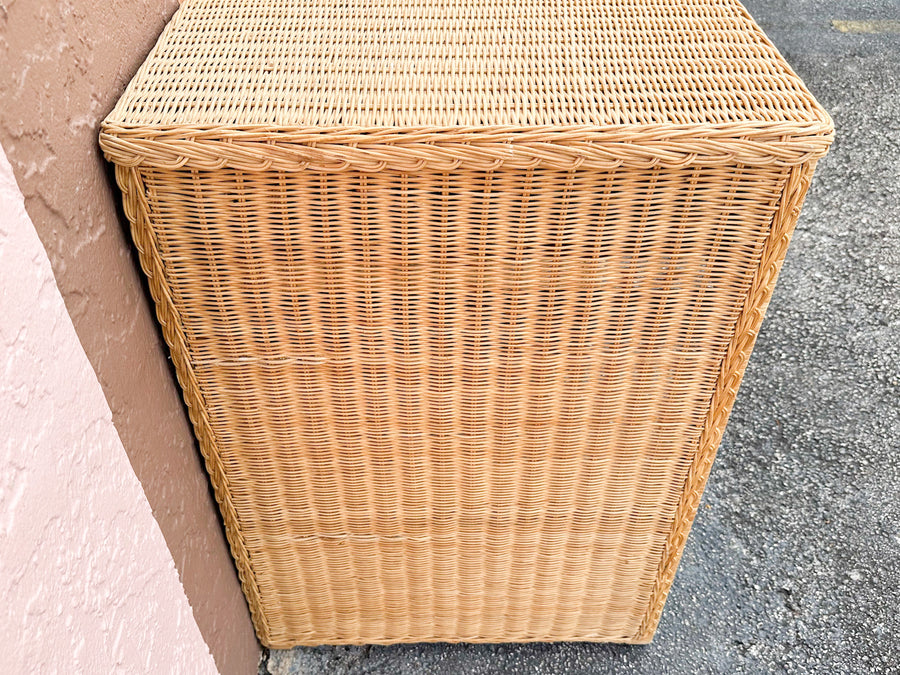 Island Style Wicker Wrapped Desk