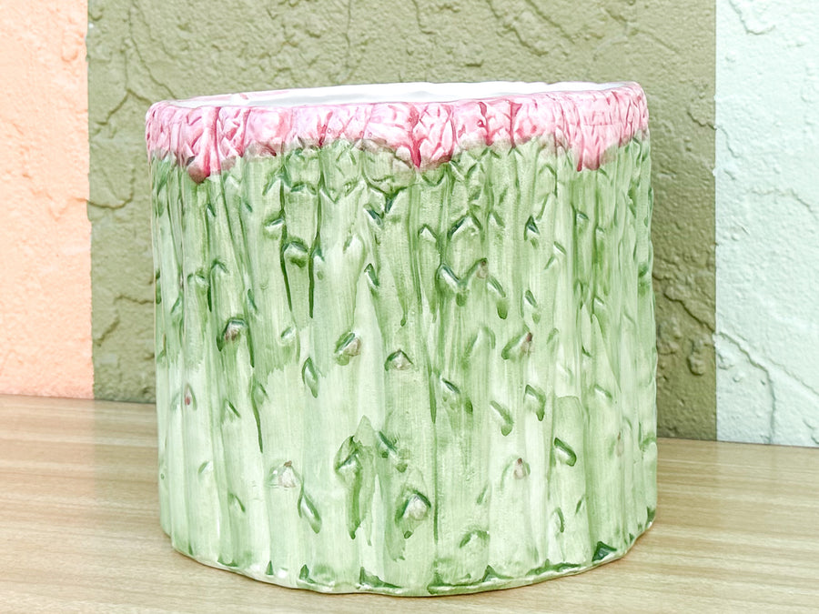 Pink and Green Cachepot