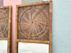 Pair of Island Chic Medallion Mirrors
