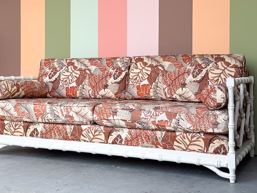 Fab Faux Bamboo Sofa